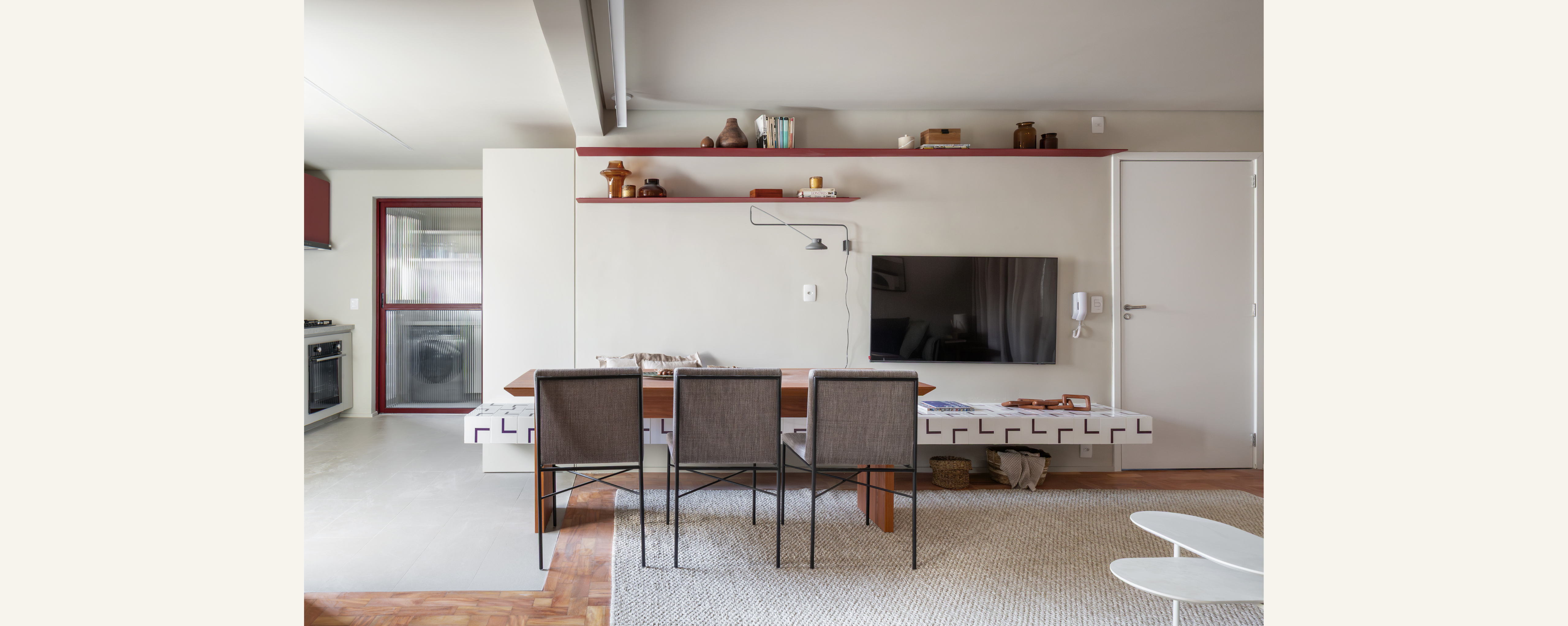 Living integrado _ Sala de Jantar